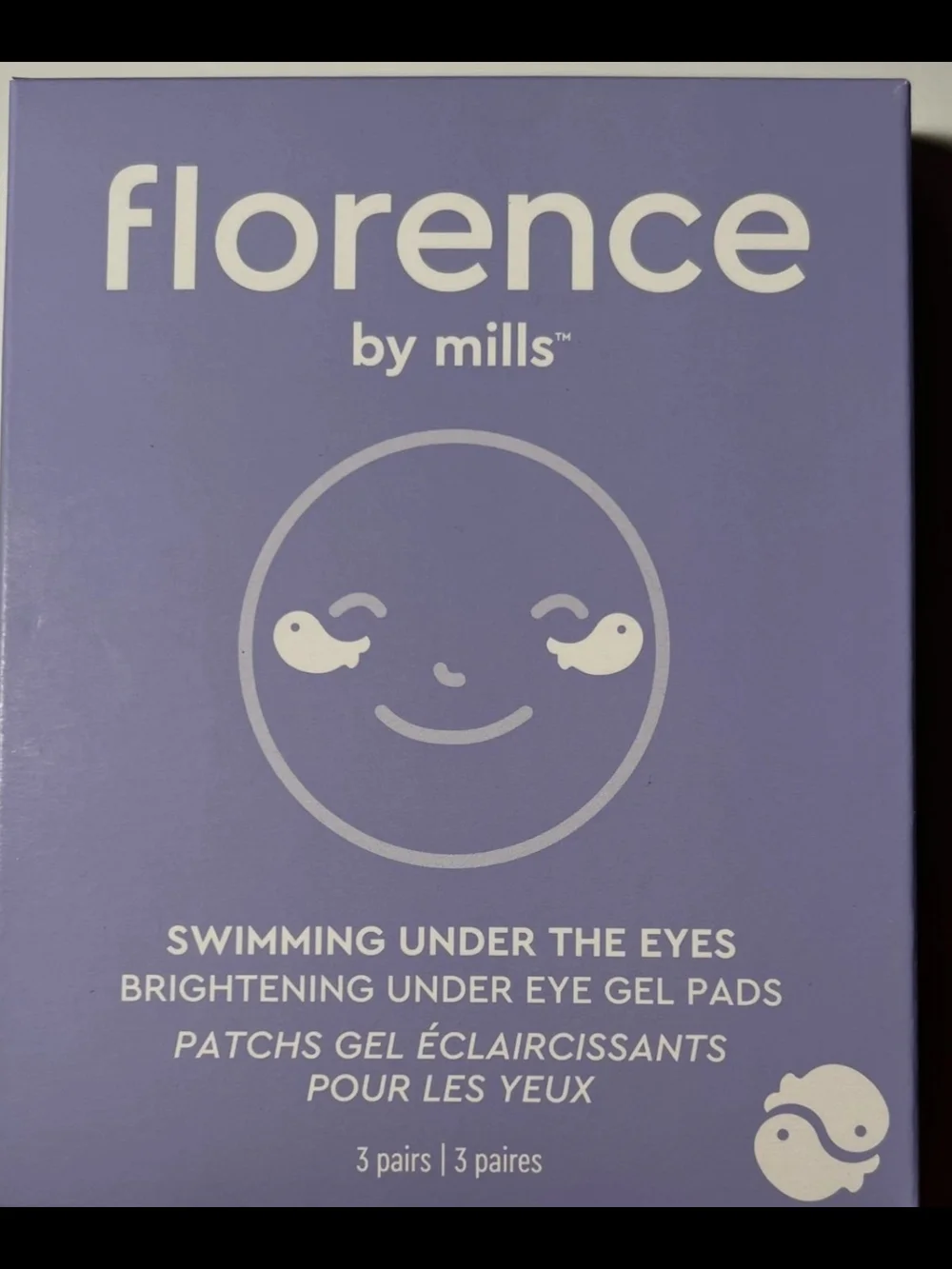 Florence By Mills Swimming Under The Eyes Brightening Under Eye Gel Pads NIB